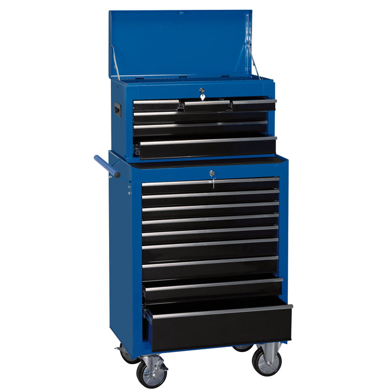 Combination Roller Cabinet and Tool Chest, 15 Drawer, 26", 680 x 458 x 1322mm