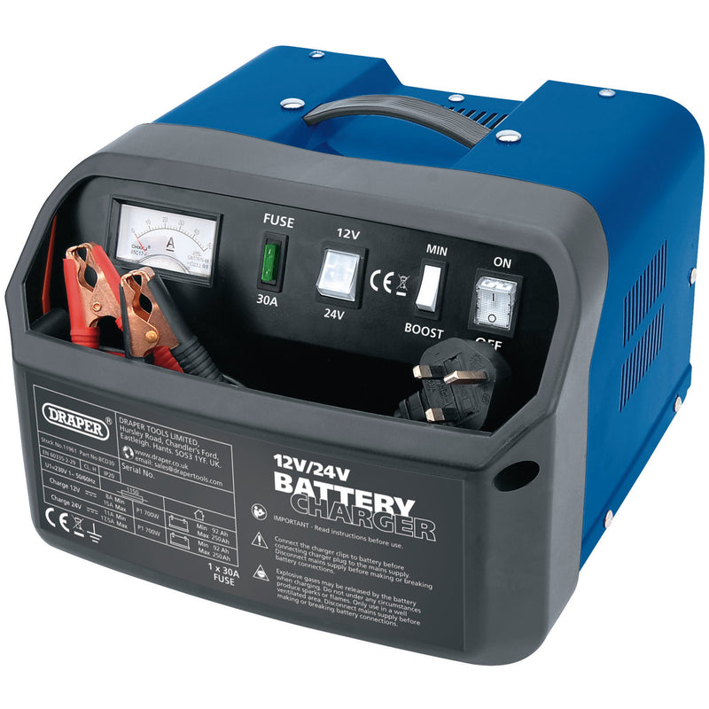 12/24V Battery Charger, 15A