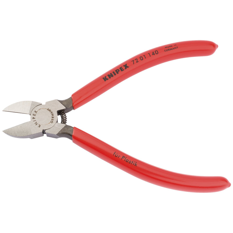 Knipex 72 01 140 SBE 140mm Diagonal Side Cutter for Plastics or Lead Only