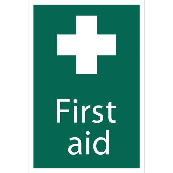 'First Aid' Safety Sign, 200 x 300mm