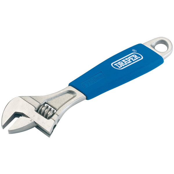 Soft Grip Adjustable Wrench, 150mm