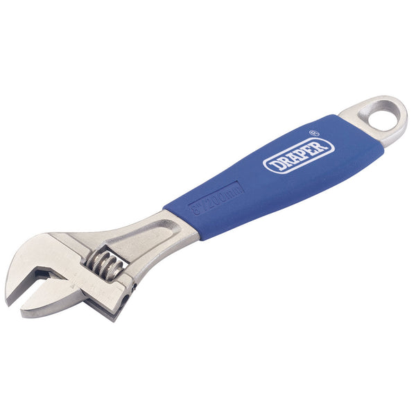 Soft Grip Adjustable Wrench, 200mm