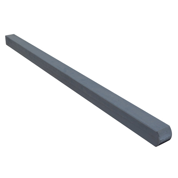 Rowlinson 6ft 2in Painted grey post 4" (90x90mm)