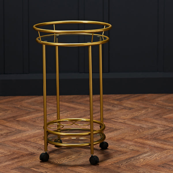 LPD Collins Drinks Trolley Gold