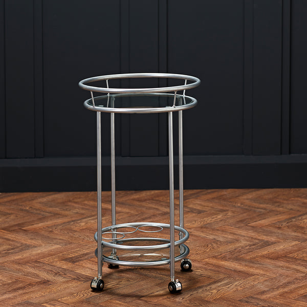 LPD Collins Drinks Trolley Silver