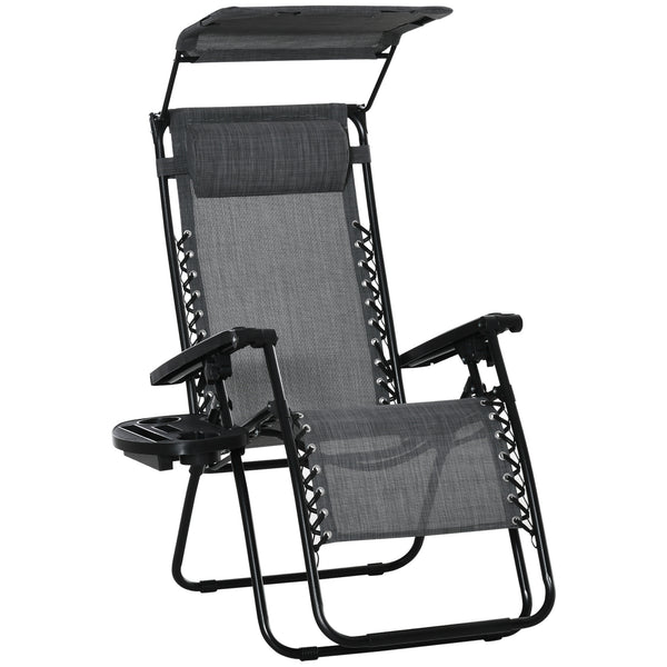outsunny-zero-gravity-garden-deck-folding-chair-patio-sun-lounger-reclining-seat-with-cup-holder-canopy-shade-grey