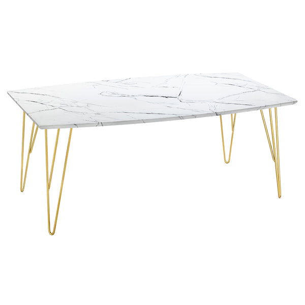 LPD Fusion Coffee Table White Marble