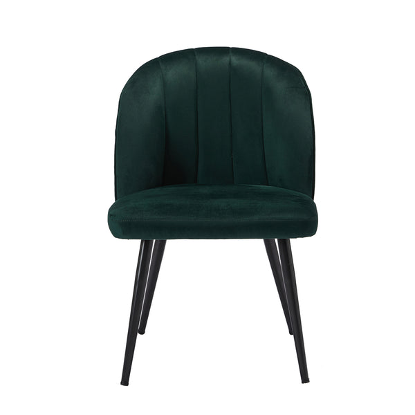 LPD Orla Dining Chair Green (Pack of 2)