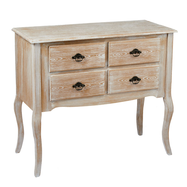 LPD Provence 4 Drawer Chest Weathered Oak