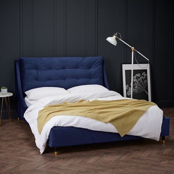 LPD Sloane Blue Double Bed