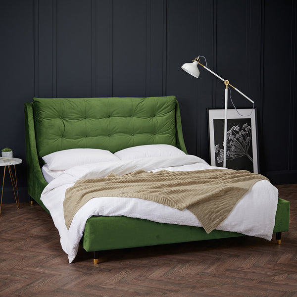 LPD Sloane Green Kingsize Bed