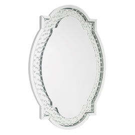 LPD Valentina Oval Mirror Silver