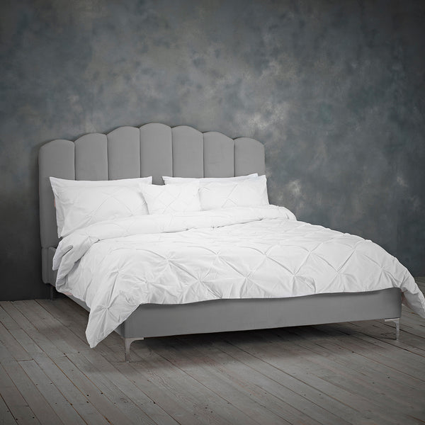 LPD Willow Kingsize Bed Silver