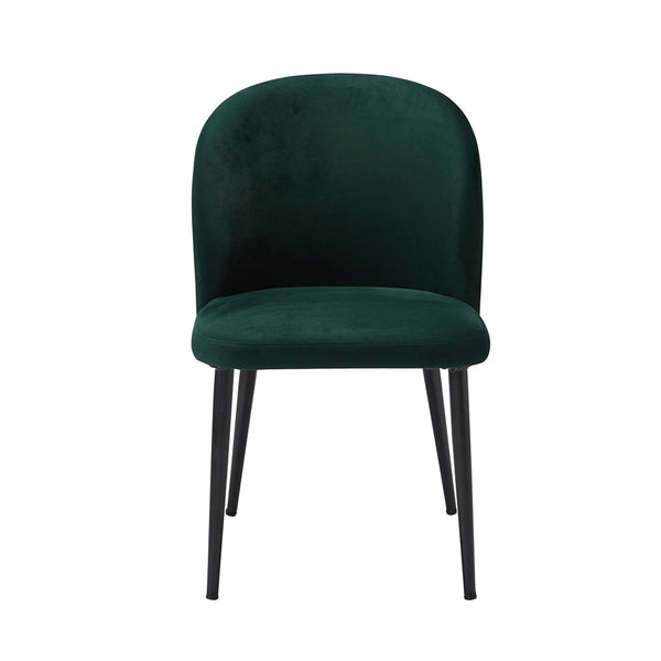 LPD Zara Dining Chair Green (Pack of 2)