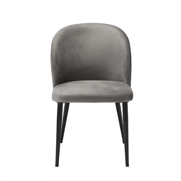 LPD Zara Dining Chair Grey (Pack of 2)